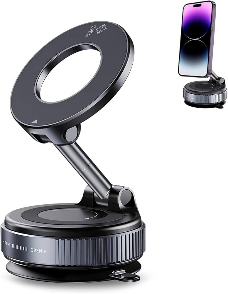 Soporte Magnético de Vacío para Teléfono