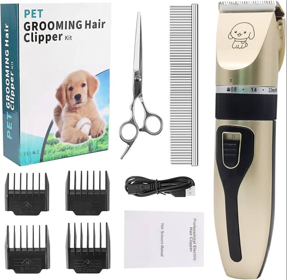 Cortapelos Eléctrico Profesional para Mascotas