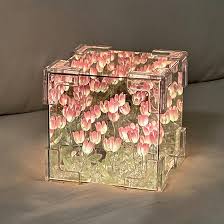 Lámpara Cubo de Tulipanes