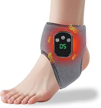 Masajeador Inalámbrico de Tobillo con Calor y Vibración