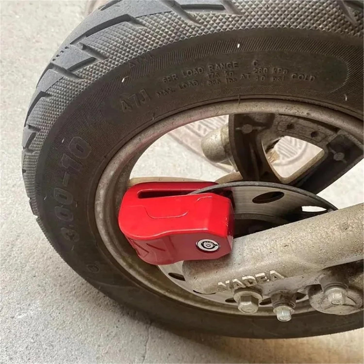 Candado de Disco para Moto con Alarma Antirrobo